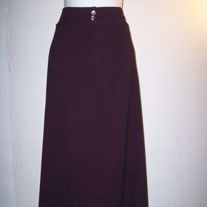 Multiples Women's Purple Maxi Skirt Sz 10